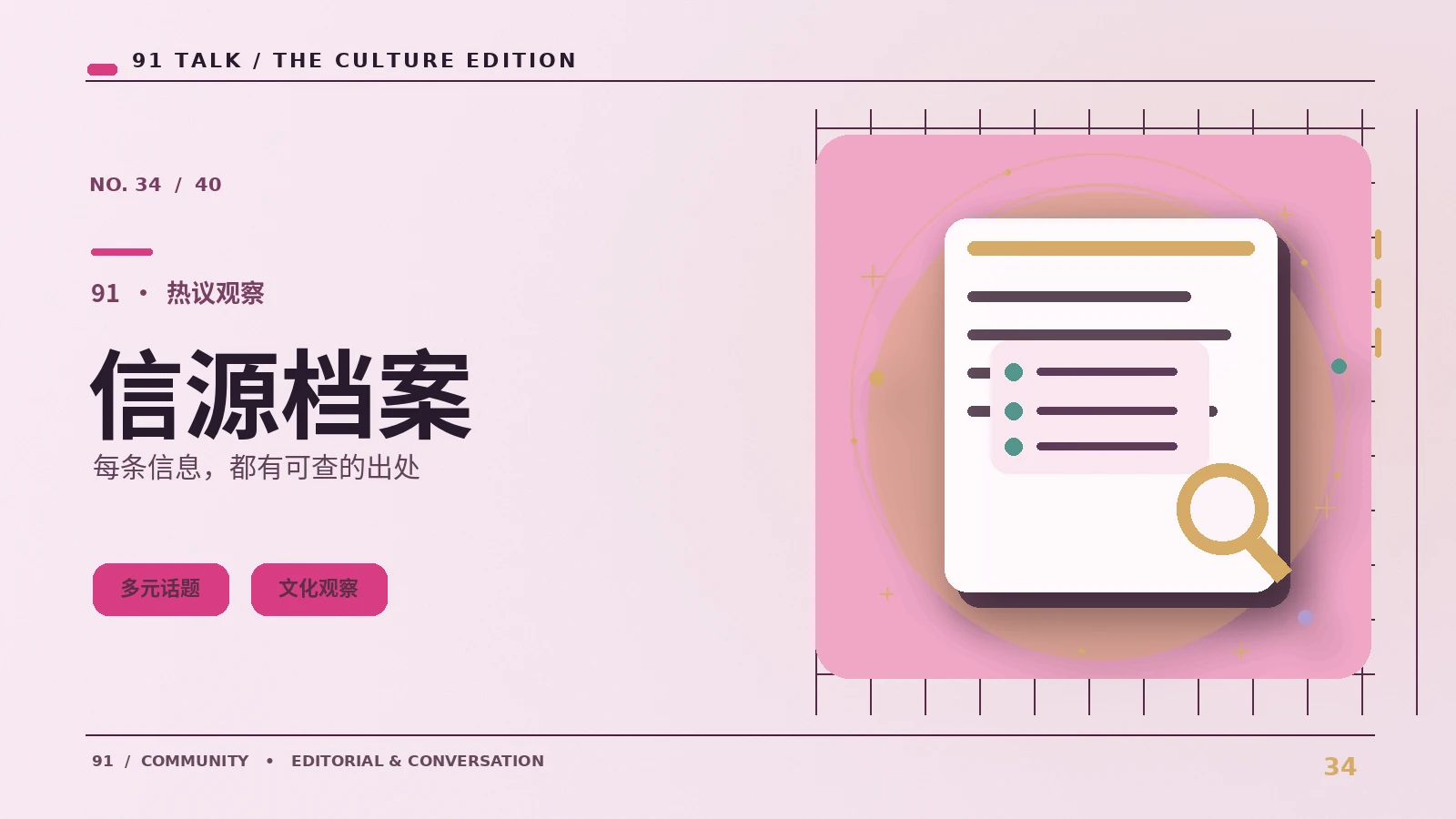 如何为公共话题建立可查的资料档案